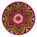 Luxury African Wall Basket – Handwoven Multicolor Statement Piece