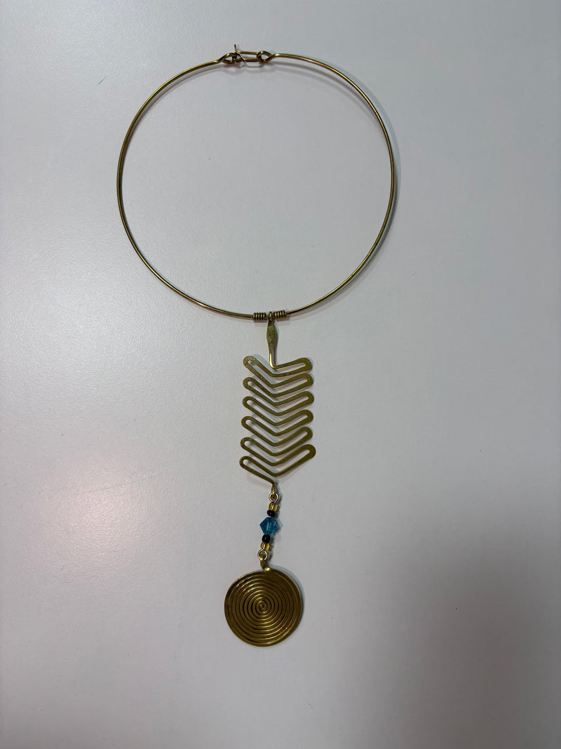 Handmade Brass Necklace