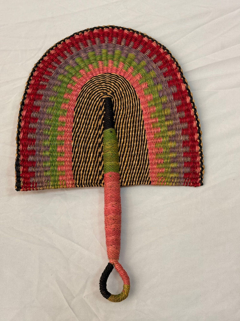 One of a Kind Colorful Ghanaian Fan