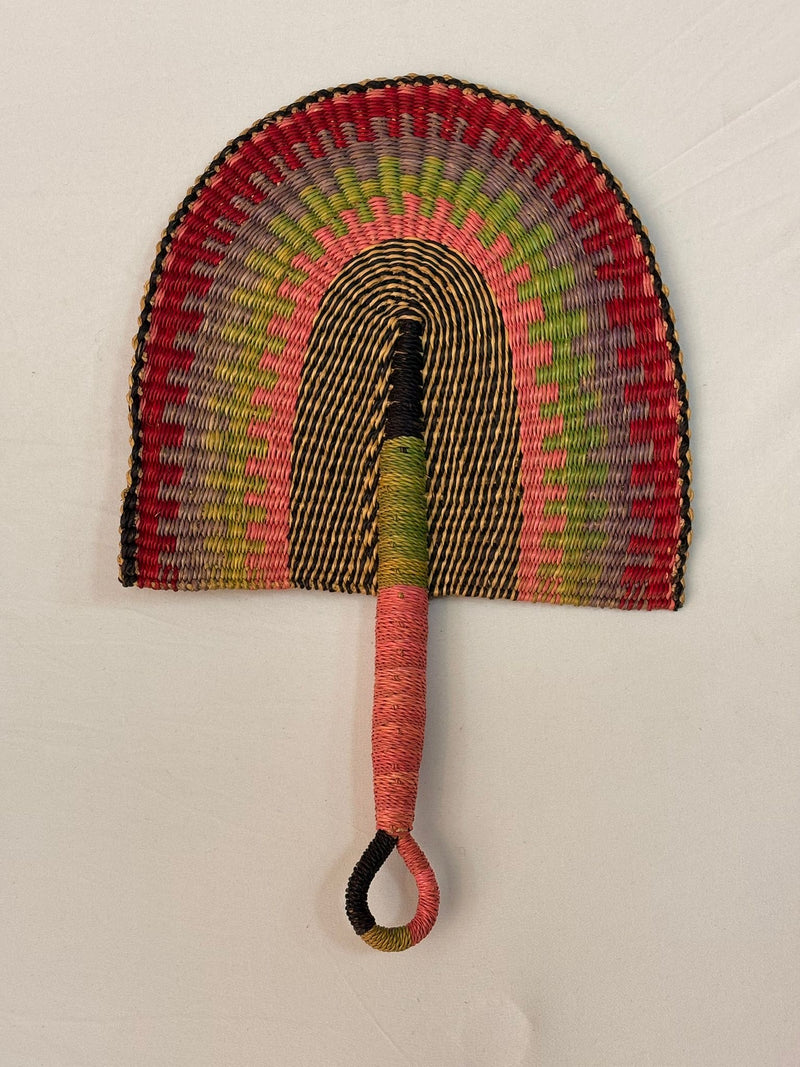 One of a Kind Colorful Ghanaian Fan
