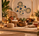 Handwoven African Wall Art – Five-Piece Statement Composition