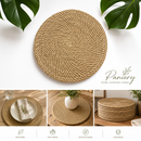 Handwoven Placemats – Natural Table Art Piece