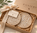 Handwoven Coasters – Set of 2 | PANIERY