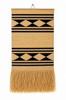 Paniery Nomad Fringe Wall Hanging – Handcrafted Rwandan Fiber Art