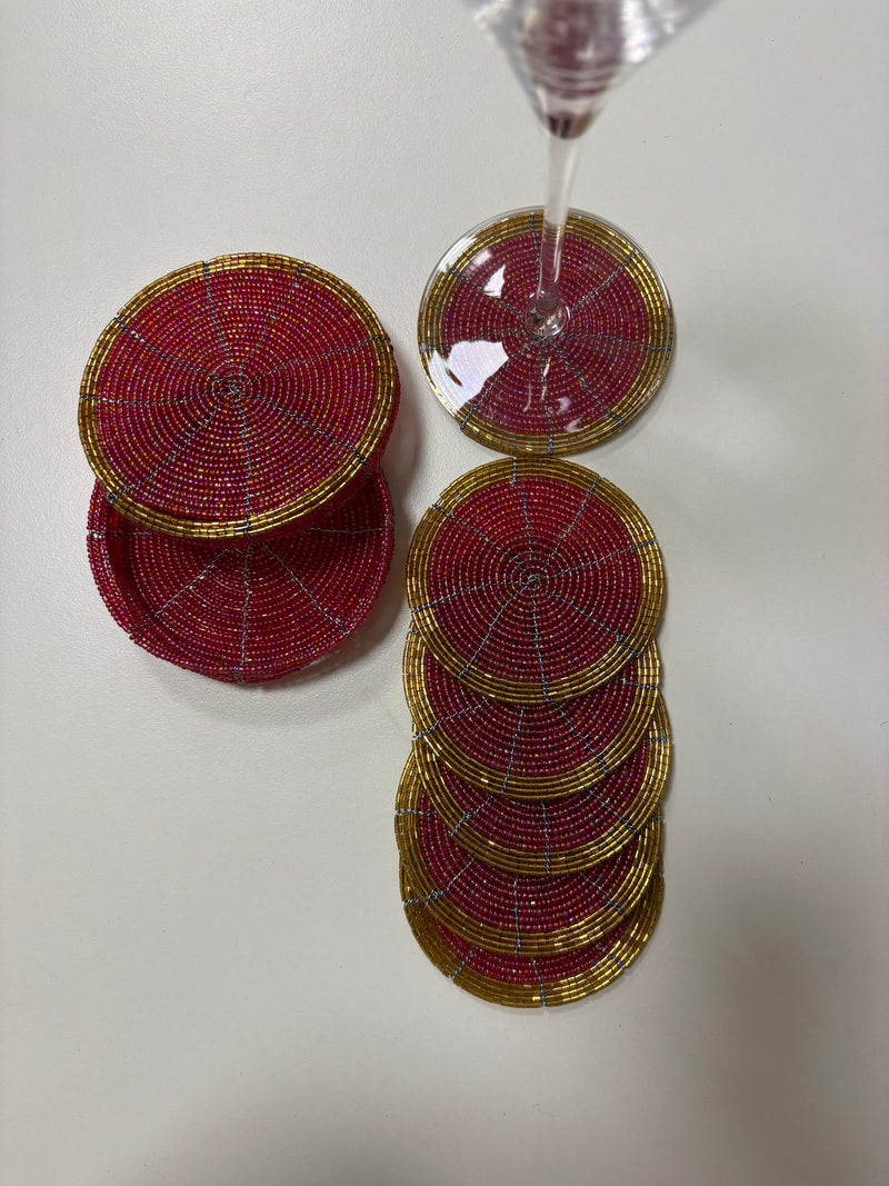 Beaded Coasters