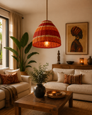 Luxury Handwoven Pendant Lamp – Rwanda Collection