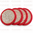 Handwoven Coasters – Set of 4 | PANIER