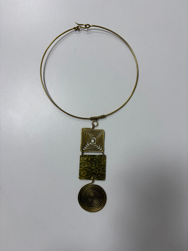 Handmade Brass Necklace