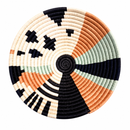 Handwoven Rwanda Wall Bowls Collection – 25 cm