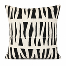 Reversible Bogolan Cushion Cover | Handmade African Mud Cloth Pillow | Black & White Tribal Decor