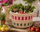 Extra Large Bicycle Basket – Handwoven in Senegal