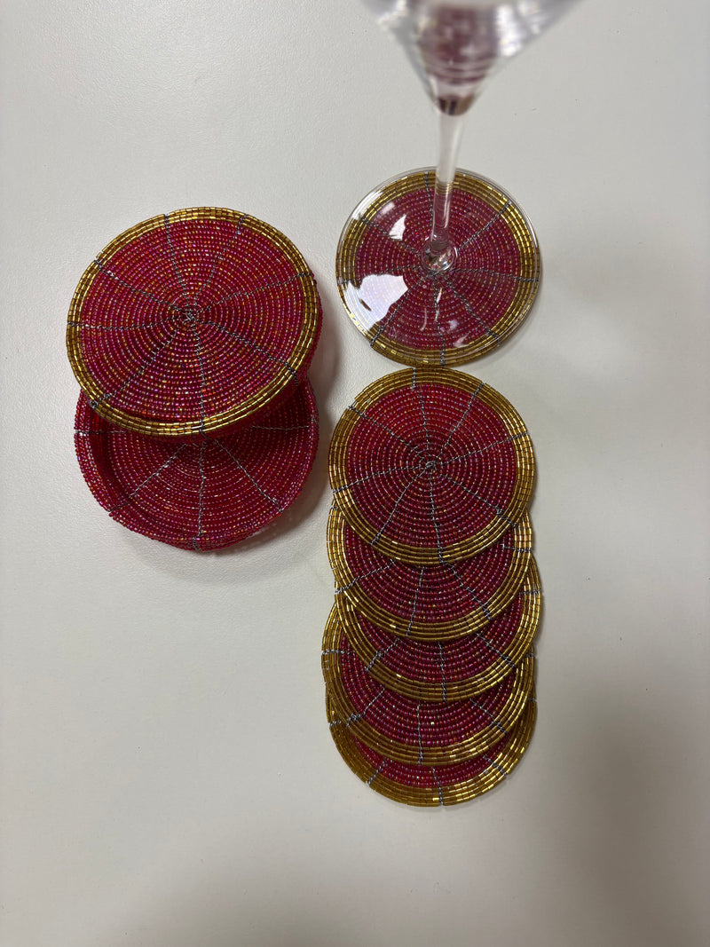 Beaded Coasters