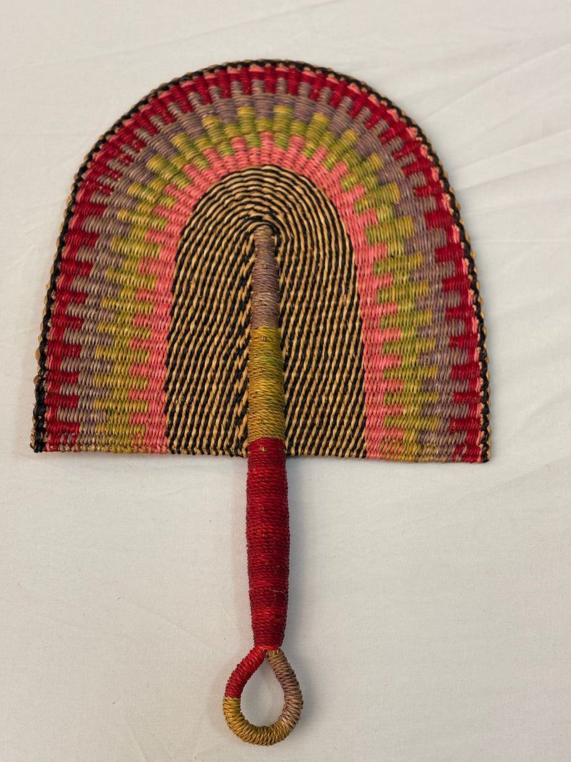 One of a Kind Colorful Ghanaian Fan