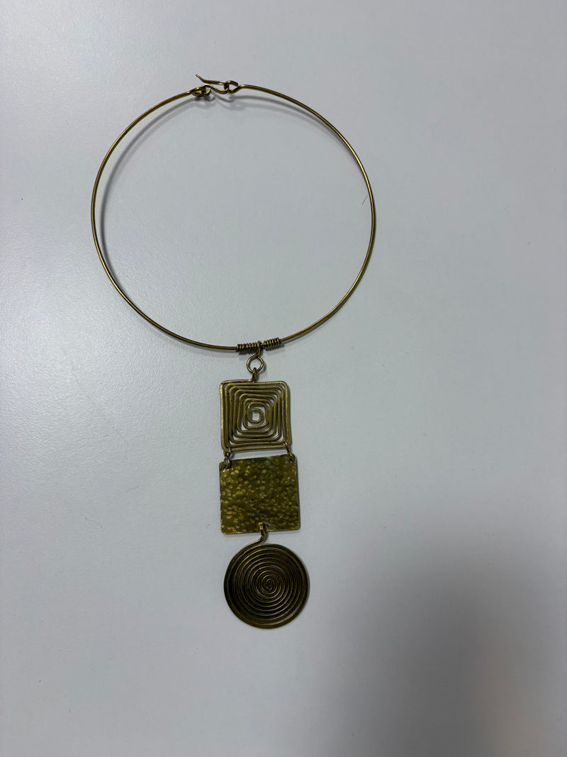 Handmade Brass Necklace