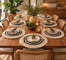 Handwoven Sisal Placemat with Fringe – Kenya | PANIERY