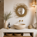 Product Title
Raffia Sunburst Mirror – Handmade in Morocco | Paniery