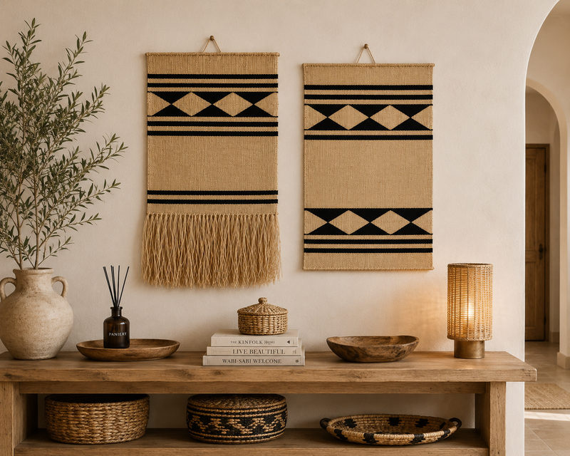 Nomad Fringe Wall Hanging | Handcrafted Moroccan Décor – Paniery