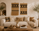 Paniery Nomad Minimal Wall Hanging – Handwoven Rwandan Wall Décor