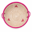 Pink Nomad Basket – Handwoven Storage Basket