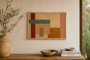 Paniery Handwoven Wall Art – Geometric Flat Plate (Rwanda)