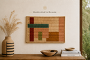 Paniery Handwoven Wall Art – Geometric Flat Plate (Rwanda)