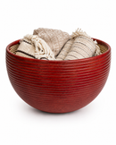Handwoven Senegal Basket with Leather – Sustainable Home Decor