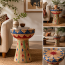 Handwoven Sculptural Table – Functional Art Piece