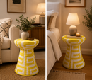Handwoven Sculptural Table – Functional Art Piece