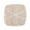 Luxury Handwoven Neutral Berber Pouf – Artisan Moroccan Floor Cushion – 70 cm