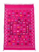Majorelle Fuchsia Heritage Rug – Handwoven Moroccan Statement Piece