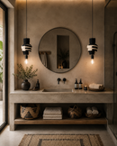 Midnight Ivory Woven Pendant Light Set