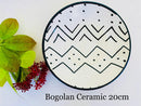 Ceramic/ Bogolan Plates