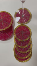Beaded Coasters