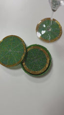 Beaded Coasters