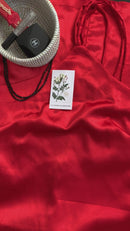 Red Silk dress / Set