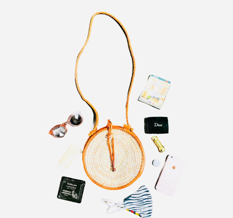 Adouna Woven Leather Bag