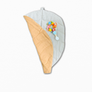 Leaf  play mat from natural linen