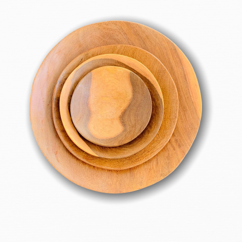 Wooden  plates