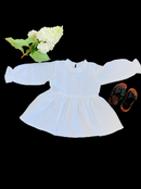 Linen White Blouse/ 2-3 years
