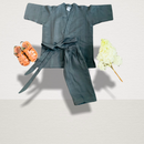 Linen Black Kimono/ 3-5years