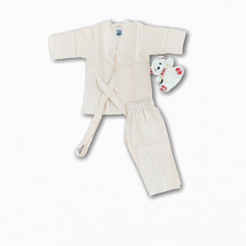 Linen Beige Kimono/ 3-5years