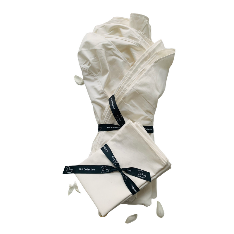Linen tablecloth/ Set 6 napkins with
