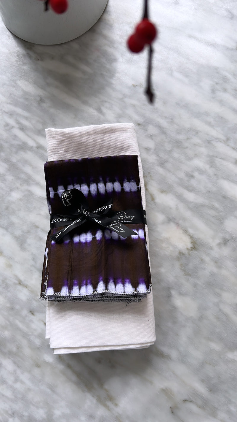 Set Linen Table Runner & Napkins