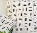 White Mud Cushion Cover