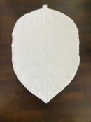 Leaf  play mat from natural linen