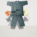 Linen Black Kimono/ 3-5years