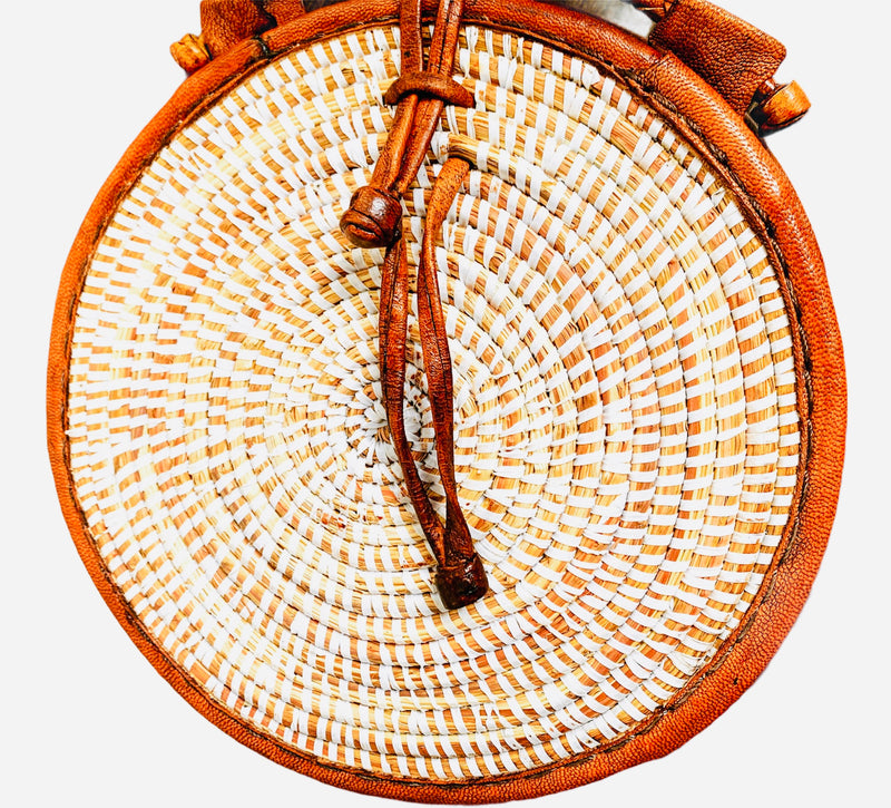 Adouna Woven Leather Bag