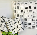 White Mud Cushion Cover