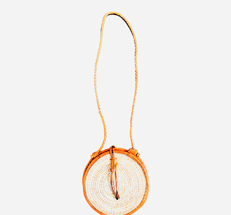 Adouna Woven Leather Bag