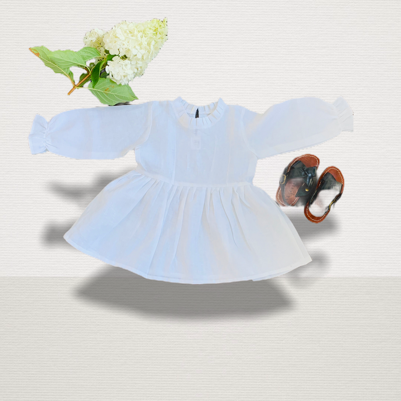 Linen White Blouse/ 2-3 years